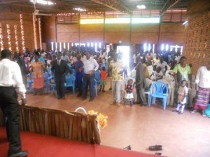 Pentecostal Assemblies of God congregation at Jinja
