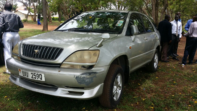 the Ugandan-registered car offered to Pastor Isaac